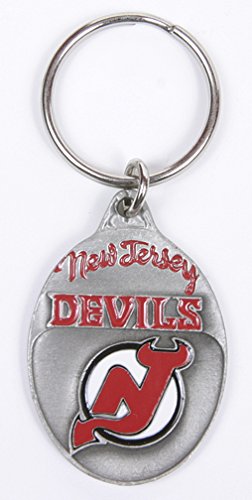 New Jersey Devils NHL Keychain & Keyring - Pewter