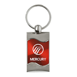 Mercury Keychain & Keyring - Red Wave