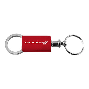 Dodge Stripe Keychain & Keyring - Red Valet