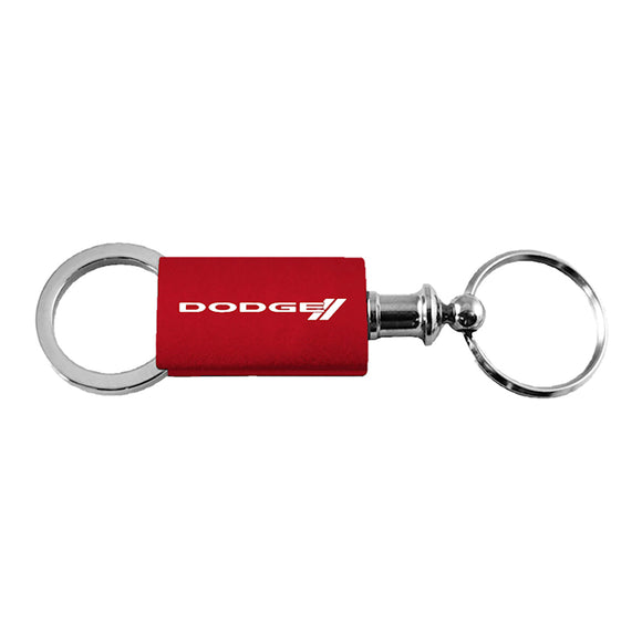 Dodge Stripe Keychain & Keyring - Red Valet