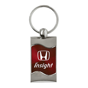 Honda Insight Keychain & Keyring - Burgundy Wave