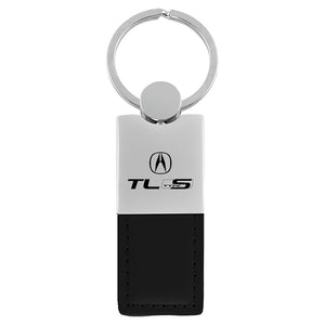 Acura TL Type S Keychain & Keyring - Duo Premium Black Leather