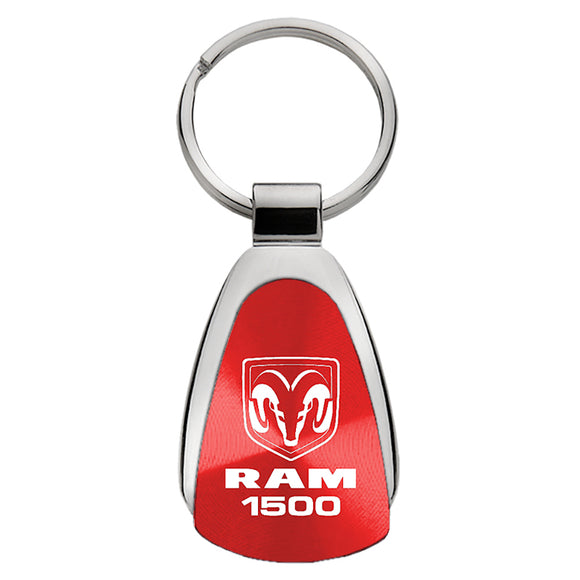 Dodge Ram 1500 Keychain & Keyring - Red Teardrop