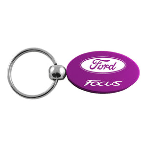 Ford Focus Keychain & Keyring - Purple Oval