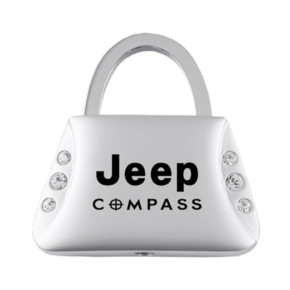 Jeep Compass Keychain & Keyring - Purse with Bling