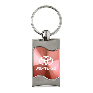 Toyota RAV4 Keychain & Keyring - Pink Wave