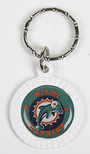 Miami Dolphins NFL Keychain & Keyring - Circle