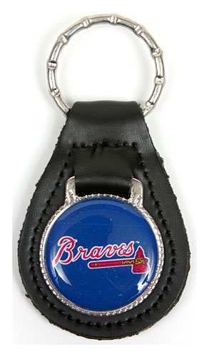 Atlanta Braves MLB Keychain & Keyring - Leather