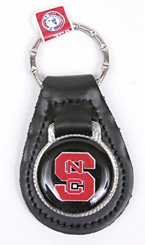 North Carolina State Wolfpack Keychain & Keyring - Leather