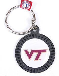 Virginia Tech Hokie Keychain & Keyring - Circle