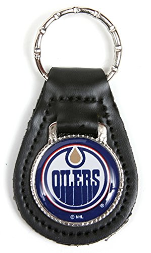 Edmonton Oilers NHL Keychain & Keyring - Leather
