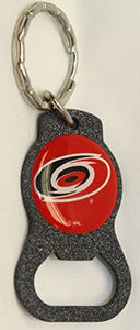 Carolina Hurricanes NHL Keychain & Keyring - Bottle Opener - Gun Metal