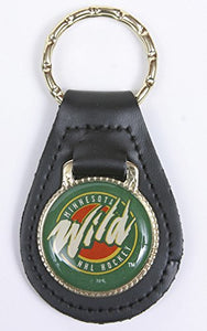 Minnesota Wild NHL Keychain & Keyring - Leather