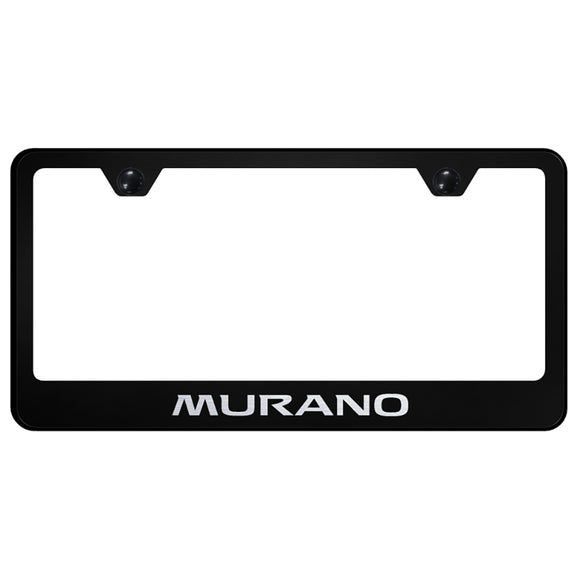 Nissan Murano Black License Plate Frame