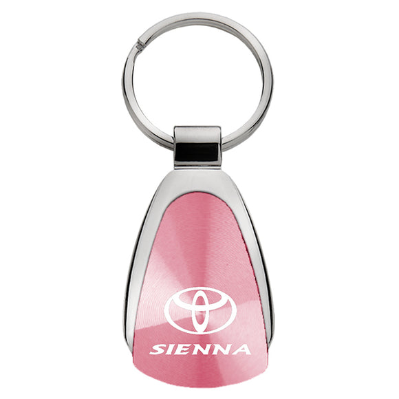 Toyota Sienna Keychain & Keyring - Pink Teardrop