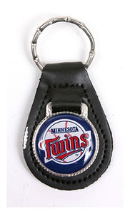 Minnesota Twins MLB Keychain & Keyring - Leather