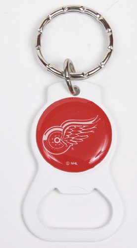 Detroit Red Wings NHL Keychain & Keyring - Bottle Opener - White