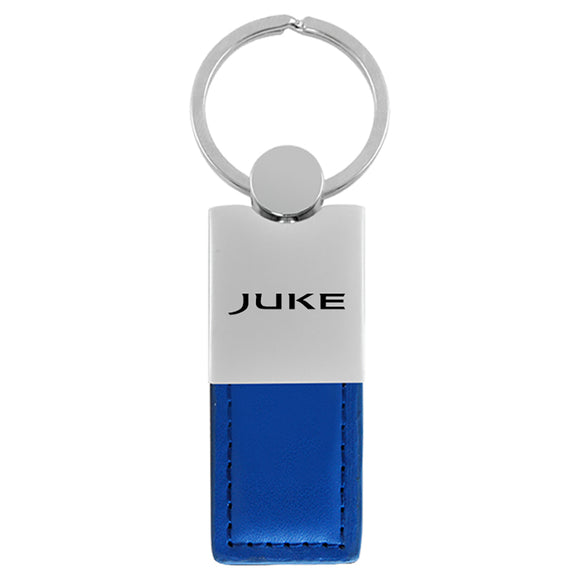 Nissan Juke Keychain & Keyring - Duo Premium Blue Leather
