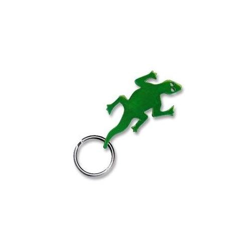 Gecko Keychain & Keyring - Bottle Opener - Green
