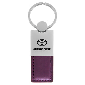 Toyota 4Runner Keychain & Keyring - Duo Premium Purple Leather
