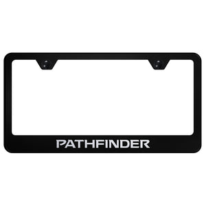 Nissan Pathfinder Black License Plate Frame
