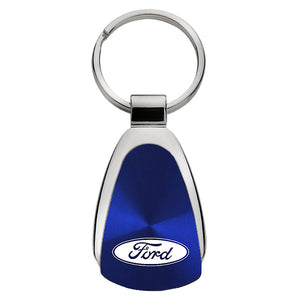 Ford Keychain & Keyring - Blue Teardrop