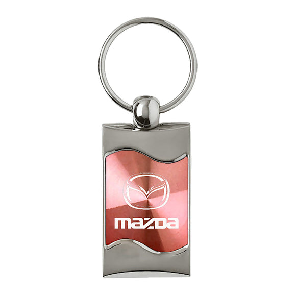 Mazda Keychain & Keyring - Pink Wave