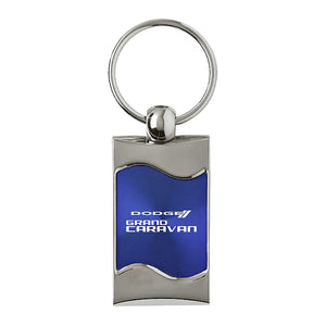 Dodge Grand Caravan Keychain & Keyring - Blue Wave