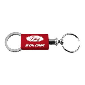 Ford Explorer Keychain & Keyring - Red Valet