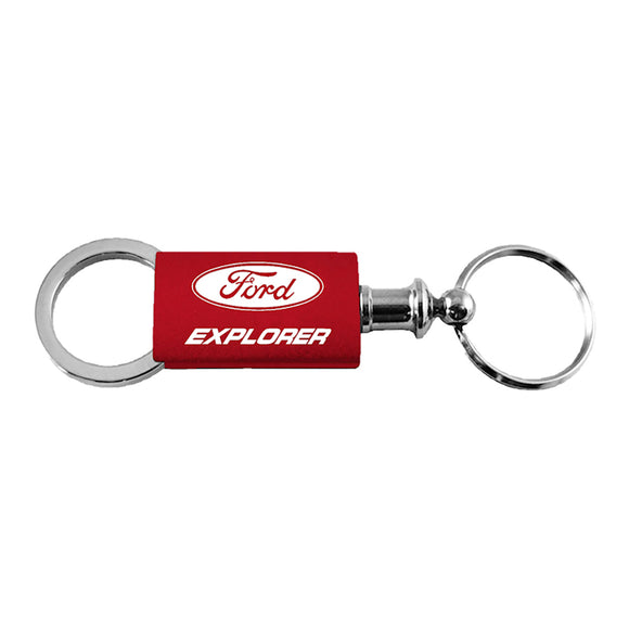 Ford Explorer Keychain & Keyring - Red Valet