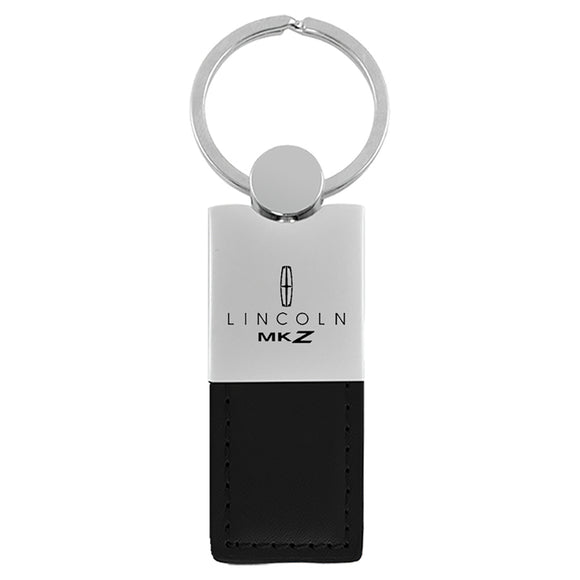 Lincoln MKZ Keychain & Keyring - Duo Premium Black Leather
