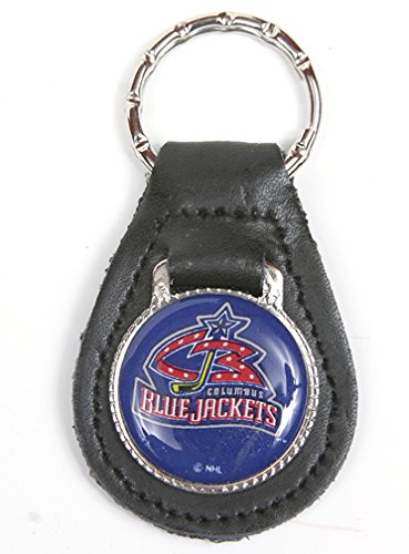 Columbus Blue Jackets NHL Keychain & Keyring - Leather