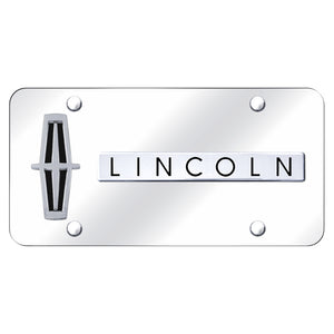 Lincoln Logo Chrome on Chrome Plate