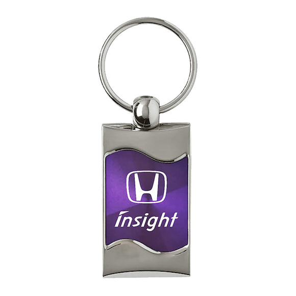 Honda Insight Keychain & Keyring - Purple Wave