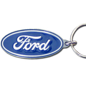 Ford Keychain & Keyring - Pewter