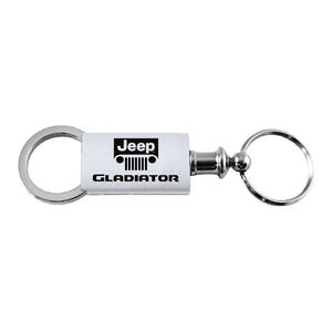 Jeep Gladiator Keychain & Keyring - Silver Valet