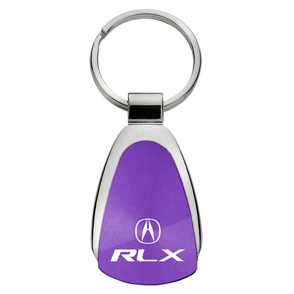 Acura RLX Keychain & Keyring - Purple Teardrop
