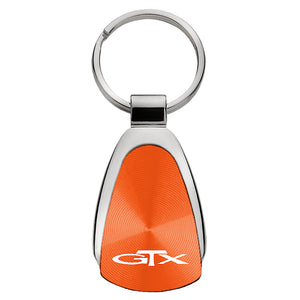 Plymouth GTX Keychain & Keyring - Orange Teardrop