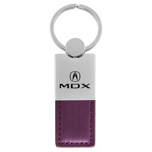 Acura MDX Keychain & Keyring - Duo Premium Purple Leather