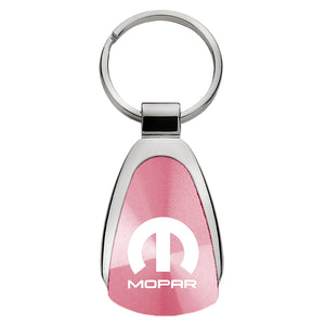 Mopar Keychain & Keyring - Pink Teardrop