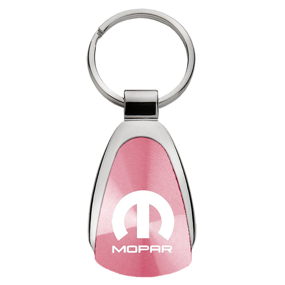 Mopar Keychain & Keyring - Pink Teardrop