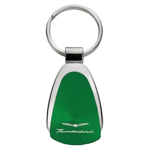 Ford Thunderbird Keychain & Keyring - Green Teardrop