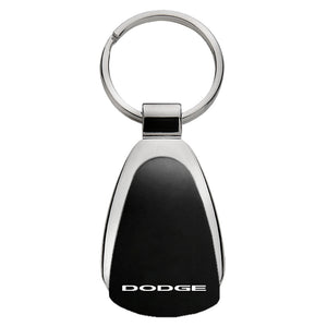 Dodge Keychain & Keyring - Black Teardrop