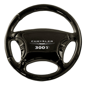 Chrysler 300S Keychain & Keyring - Black Steering Wheel