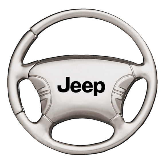 Jeep Keychain & Keyring - Steering Wheel