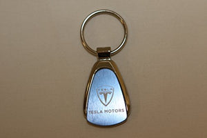 Tesla Keychain & Keyring - Blue Teardrop