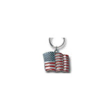 Patriotic Keychain & Keyring - American Flag