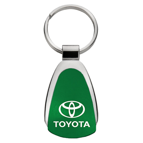 Toyota Keychain & Keyring - Green Teardrop