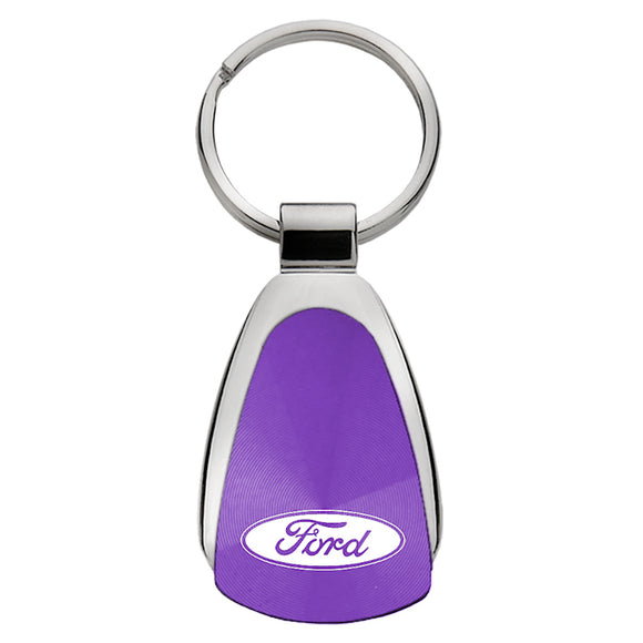 Ford Keychain & Keyring - Purple Teardrop