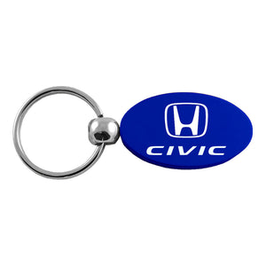 Honda Civic Keychain & Keyring - Blue Oval